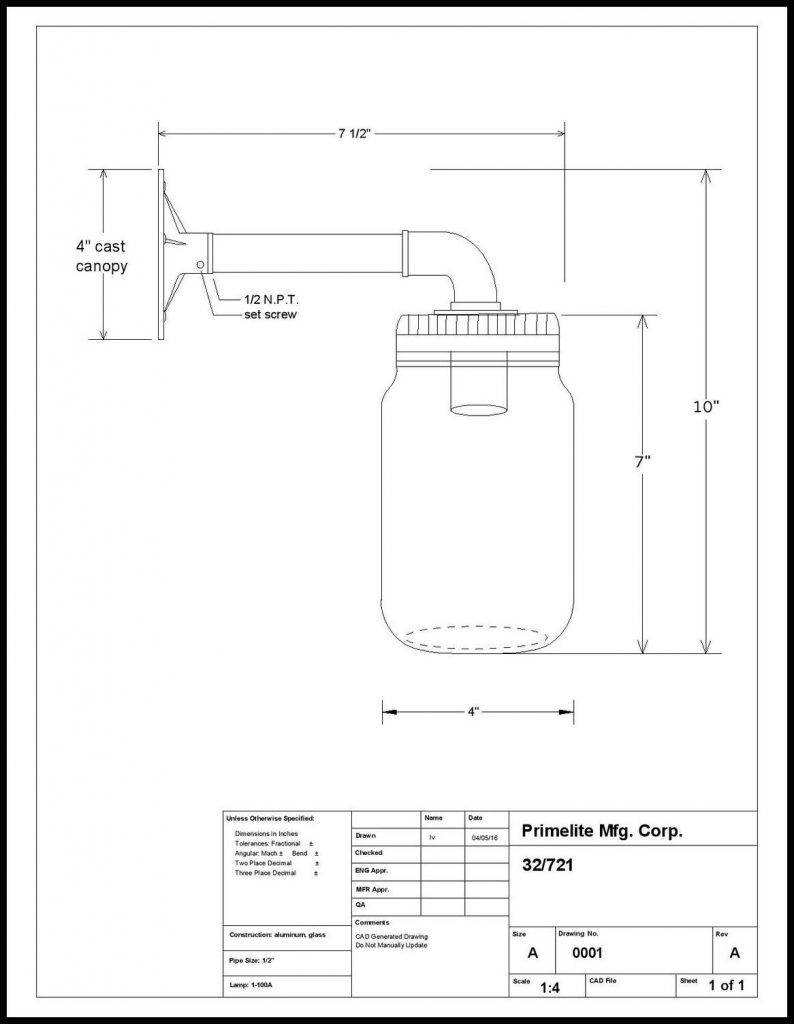 Mason Jar Wall Bracket Primelite Manufacturing