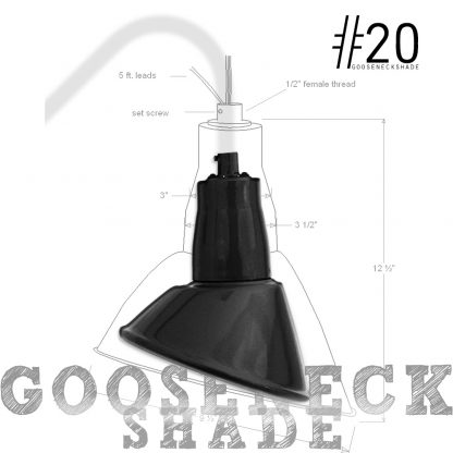gooseneck shade #20A