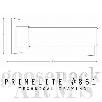Technical drawing Gooseneck Arm #861