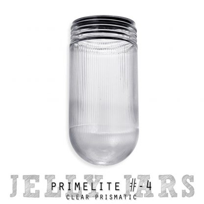 clear prismatic jelly jar