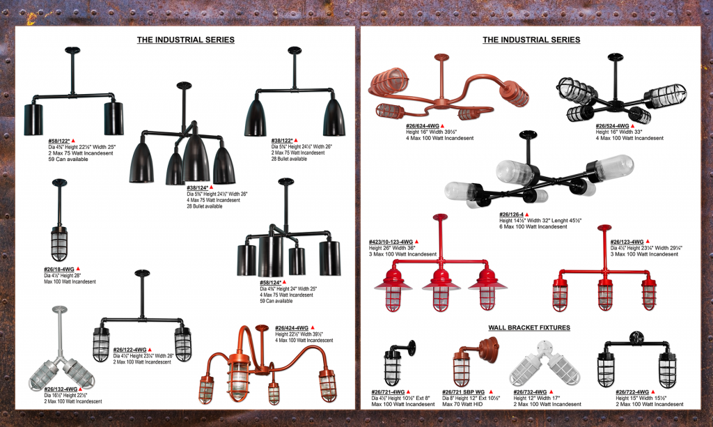 Industrial Series Lighting Catalog Pages