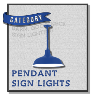 Pendant Sign Lights