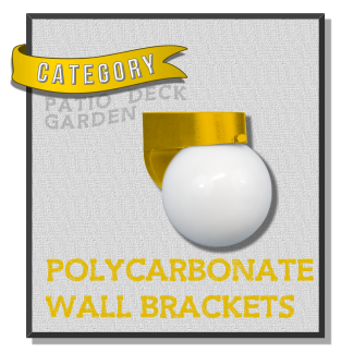 Polycarbonate Wall Brackets