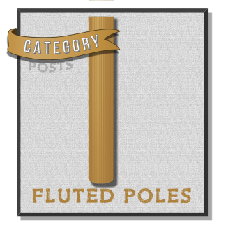 Fluted Poles
