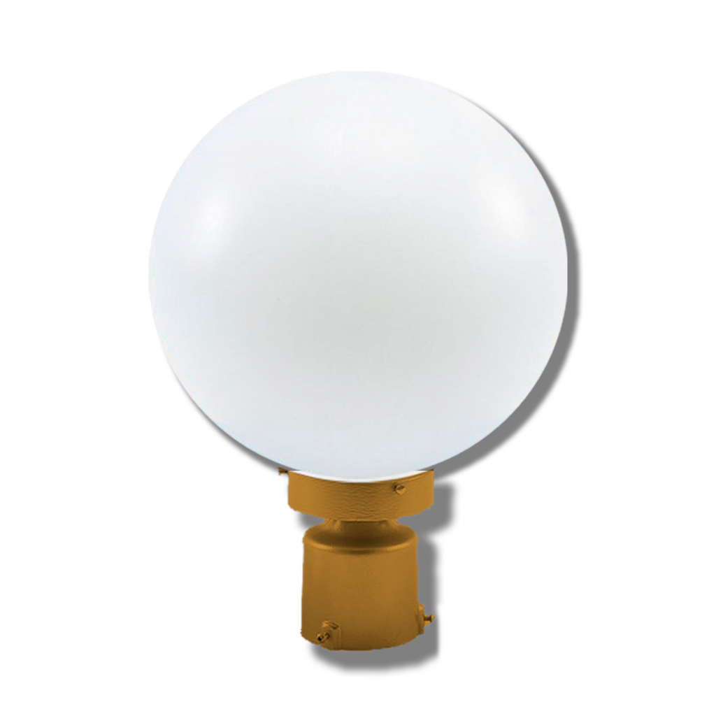 Acrylic Globe Post Light Primelite Manufacturing