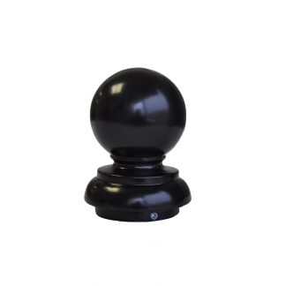 3″ Street Pole or Sign Post Cap Finial – Decorative Ball Post Top