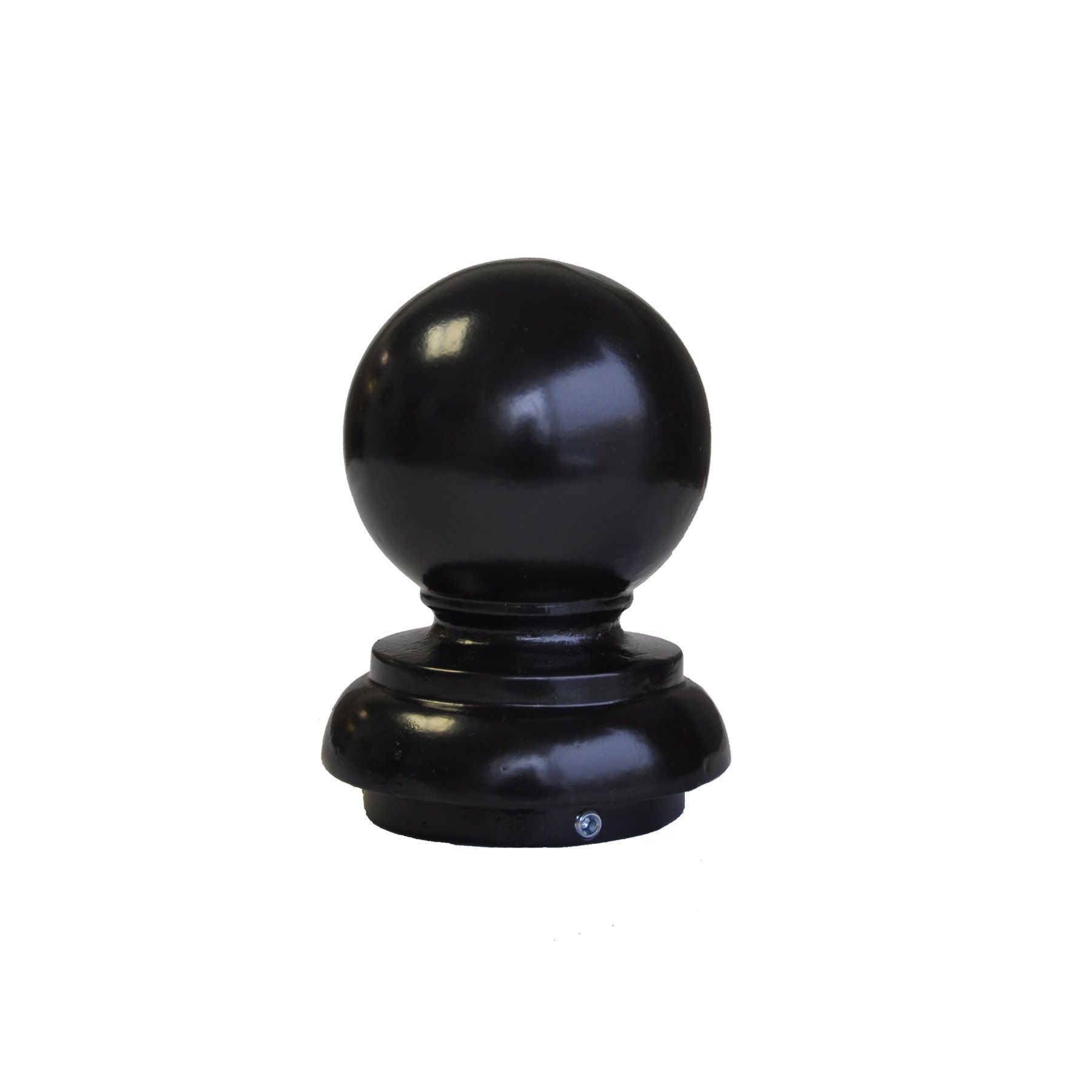 3″ Street Pole or Sign Post Cap Finial – Decorative Ball Post Top