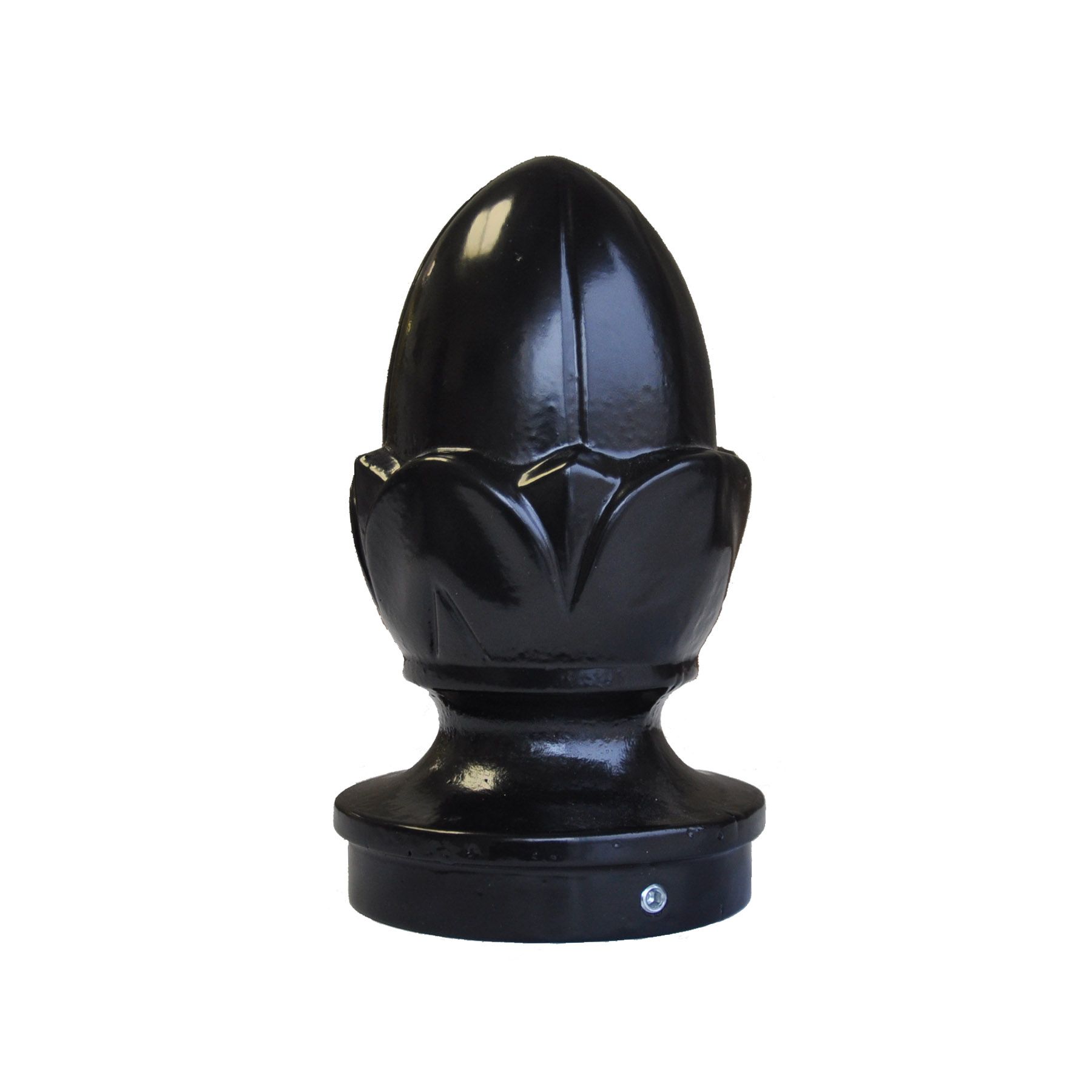 4″ Street Pole or Sign Post Cap Finial – Decorative Acorn Post Top