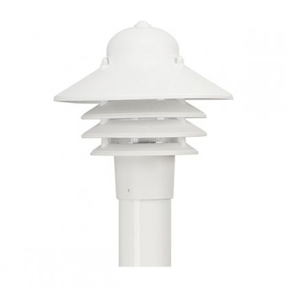 Nautical Outdoor Post-Top Light – Black or White (11032) - Image 2
