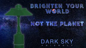 brighten your world, not the planet