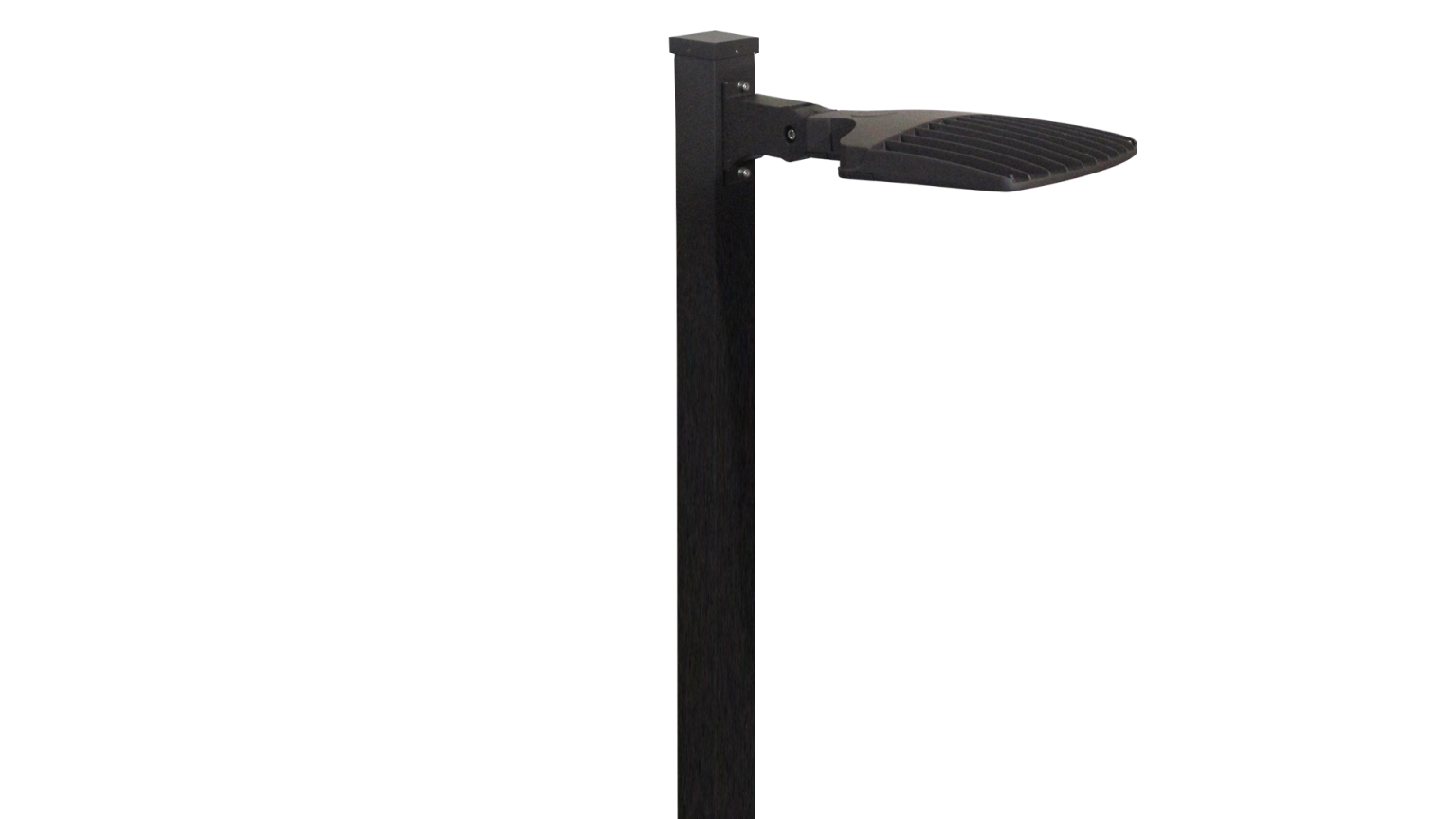LED Shoebox Post Light on 4″ x 4″ Post - Primelite Manufacturing
