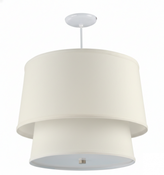 Double Tiered Cream Cloth Drums