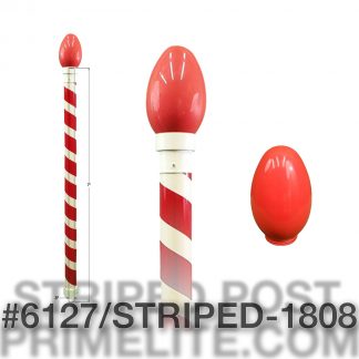 Holiday Striped Post #6127/Striped-1808