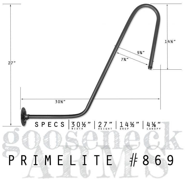 Gooseneck Arm 869 Primelite Manufacturing