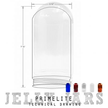 technical drawing jelly jars