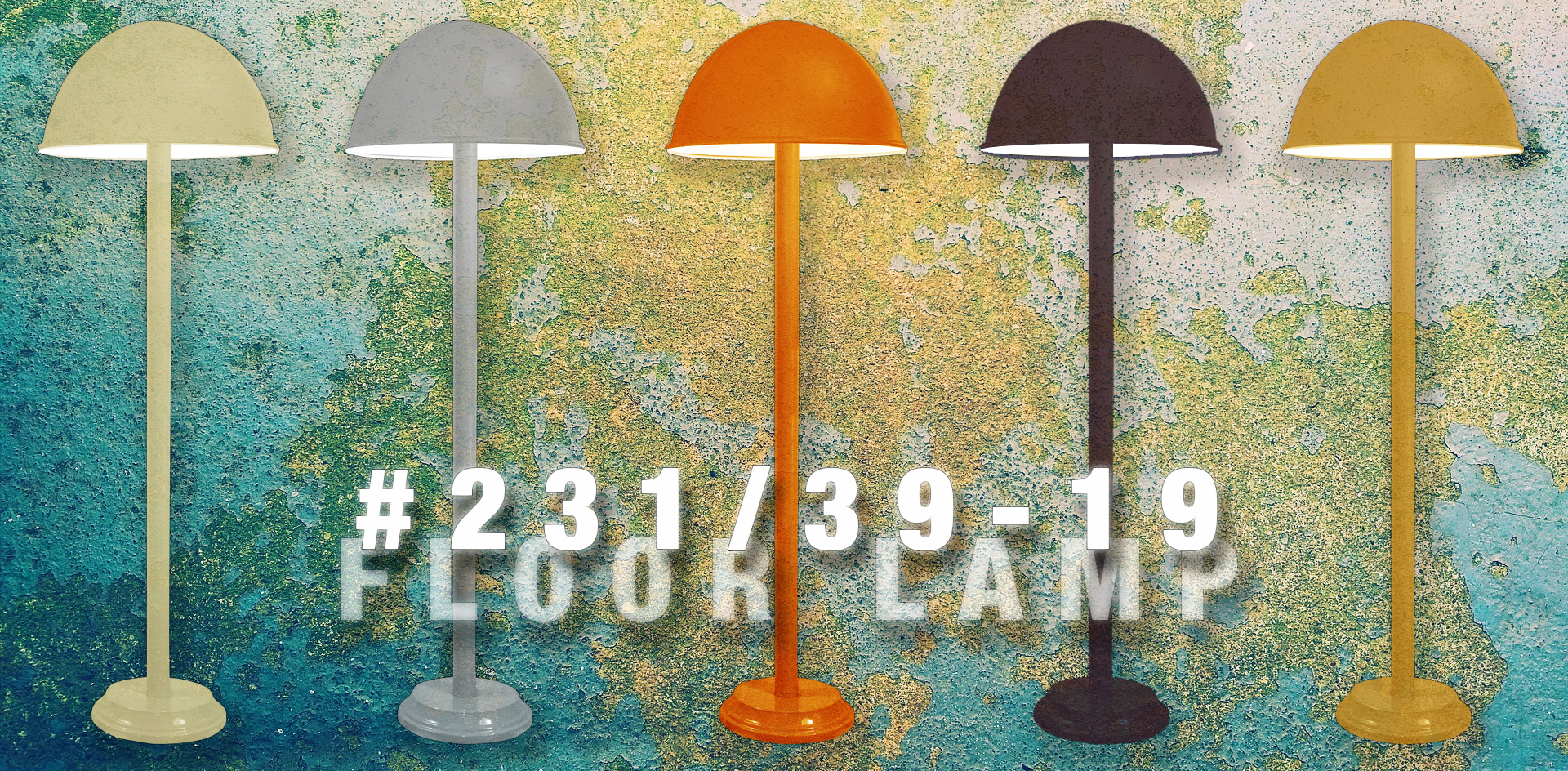 floor lamp #231/39-19 in color