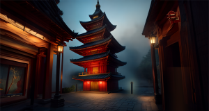 Pagoda Bollard #5307