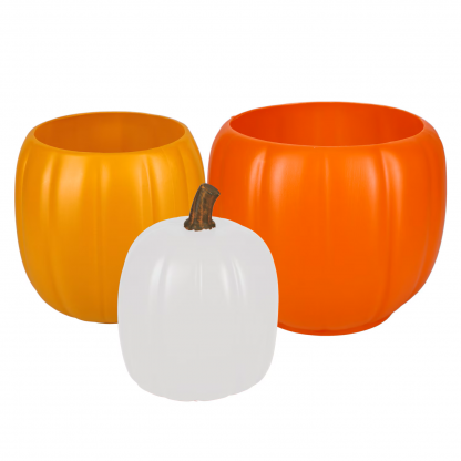 24" Stacked Pumpkin Autumn Light - Image 3